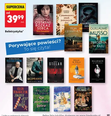 Książka Światła jest za dużo Olga Tokarczuk promocja w Biedronka