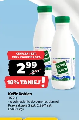 Kefir Robico promocja w Netto