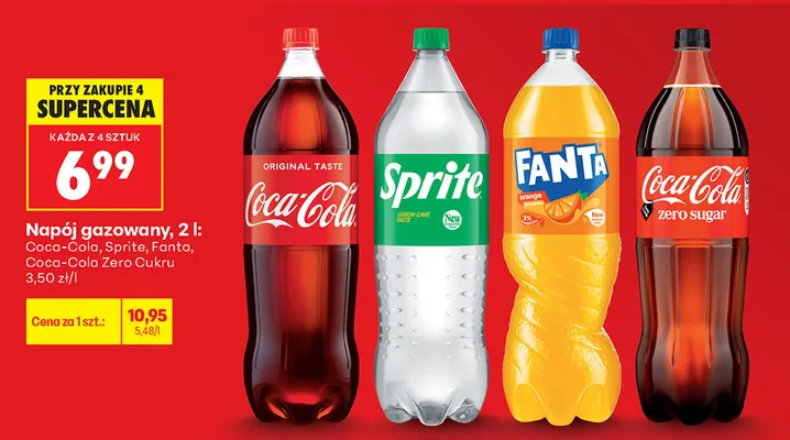 Napój gazowany Coca-Cola promocja w Biedronka