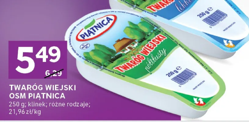 Twaróg wiejski osm promocja w Stokrotka
