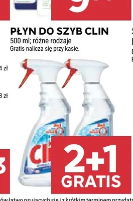 Płyn do szyb Clin promocja w Stokrotka