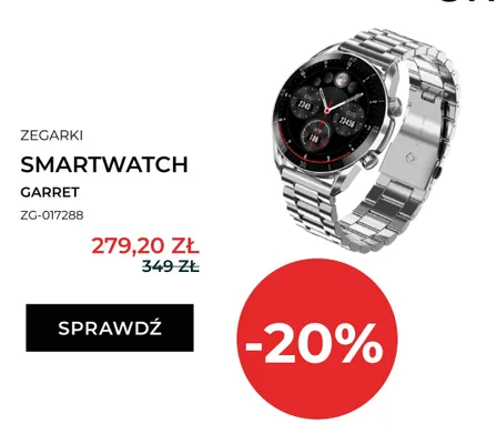 Smartwatch Garret ZG-017288 promocja w Briju