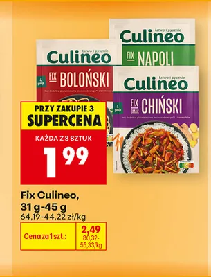 Fix chiński Culineo promocja w Biedronka
