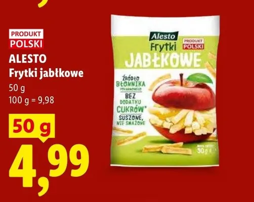 Frytki jabłkowe Alesto promocja w Lidl