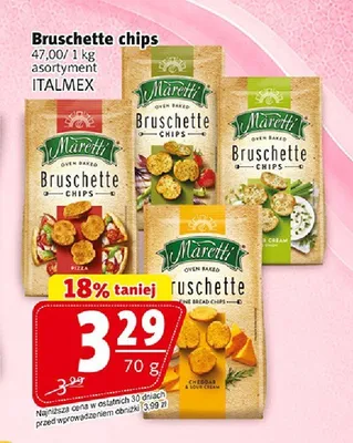 Bruschette chips Maretti promocja w Prim Market