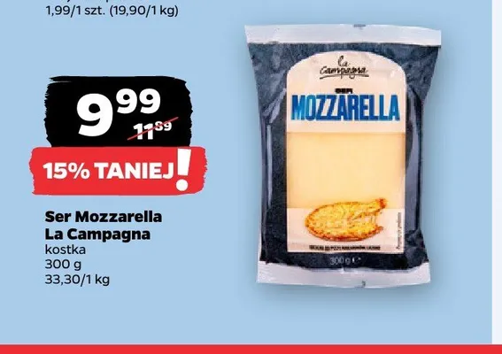 Ser Mozzarella La Campagna promocja w Netto
