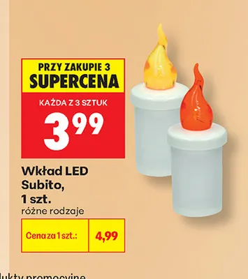 Wkład LED Subito promocja w Biedronka