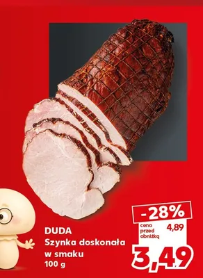 Szynka doskonała w smaku Duda promocja w Kaufland