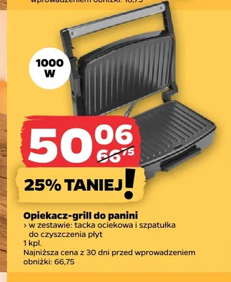 Opiekacz-grill do panini promocja w Netto