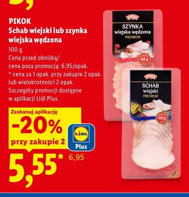 Schab wiejski Pikok promocja w Lidl