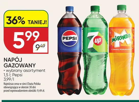 Napój gazowany Mirinda promocja w Chata Polska