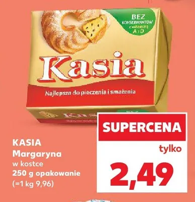 Margaryna Kasia w kostce promocja w Kaufland