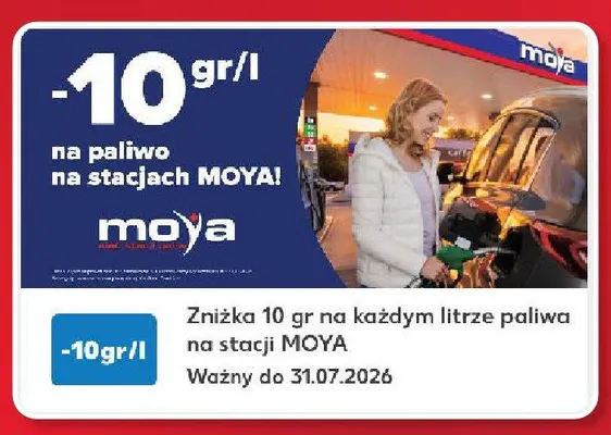 Paliwo stacja Moya promocja w Kaufland