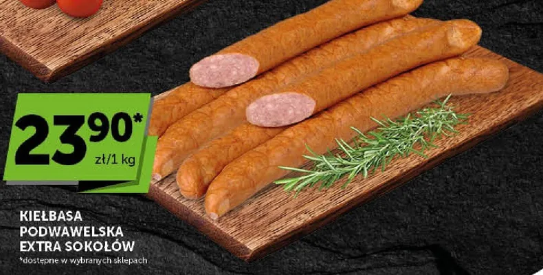 Kiełbasa podwawelska extra Sokołów promocja w ABC