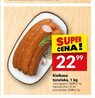 Kiełbasa toruńska Białecki promocja w Twój Market