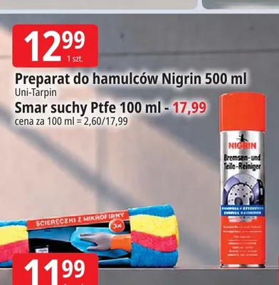 Preparat do hamulców Nigrin promocja w Leclerc