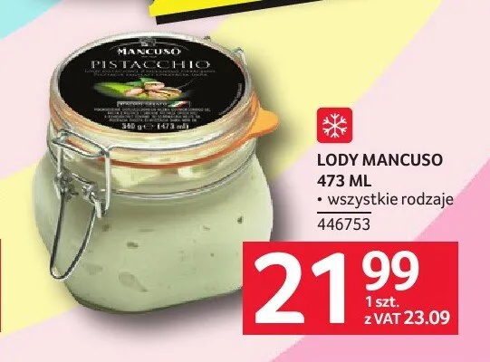 Lody Mancuso promocja w Selgros