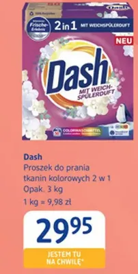 Proszek do prania tkanin kolorowych 2 w 1 promocja w Drogerie DM