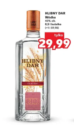 Wódka Hlibny Dar Classic promocja w Kaufland