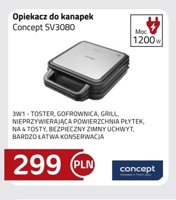 Opiekacz do kanapek Concept SV3080 promocja w kakto.pl