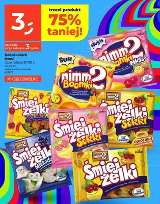 Żelki nimm2 Śmiejżelki promocja w Dealz