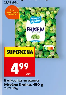 Brukselka mrożona Mroźna Kraina promocja w Biedronka