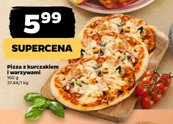 Pizza z kurczakiem i warzywami promocja w Netto
