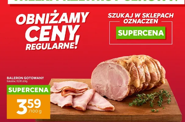 Szynka gotowana Sokołów promocja w Stokrotka