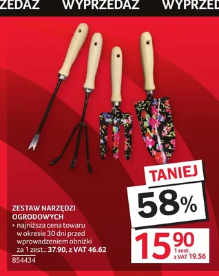 Zestaw narzędzi ogrodowych promocja w Selgros