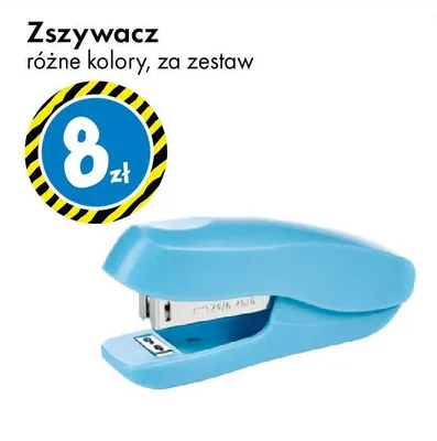 Zszywacz różne kolory promocja w Tedi