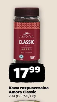 Kawa rozpuszczalna Amora Classic promocja w Netto