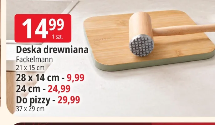 Deska drewniana Fackelmann promocja w Leclerc