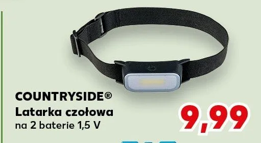 Latarka czołowa na 2 baterie 1,5 V promocja w Kaufland