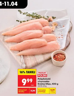 Polędwiczki z kurczaka promocja w Biedronka