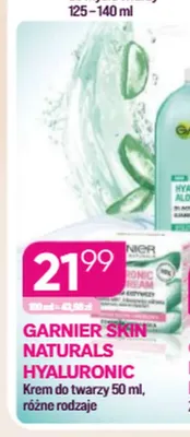 Krem do twarzy Garnier Skin Naturals Hyaluronic promocja w Drogerie Koliber