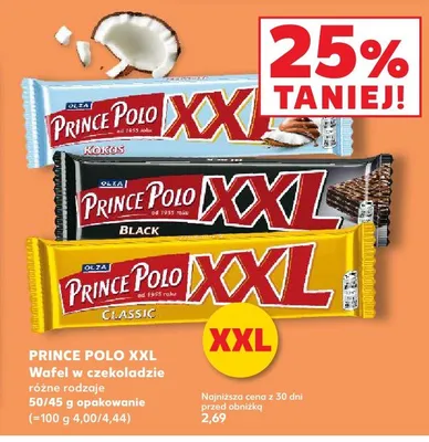 Wafel w czekoladzie różne rodzaje promocja w Kaufland