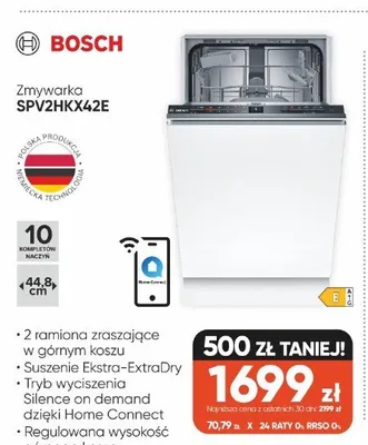 Zmywarka Bosch SPV2HKX42E promocja w Max Elektro