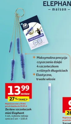 Zestaw szczoteczek mini 4szt promocja w Auchan