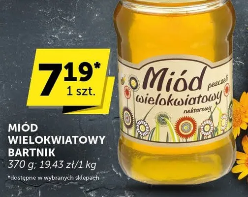 Miód wielokwiatowy pszczeli nektarowy promocja w ABC