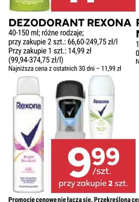 Dezodorant Rexona promocja w Stokrotka