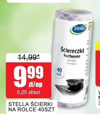 Ścierki kuchenne na rolce Stella promocja w Bingo