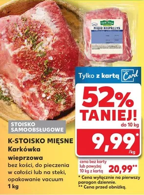 Karkówka bez kości promocja w Kaufland