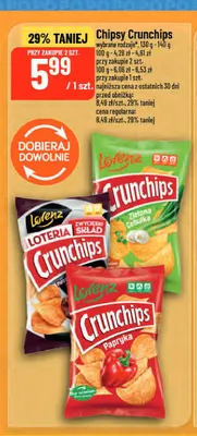 Chipsy Crunchips Papryka promocja w POLOmarket
