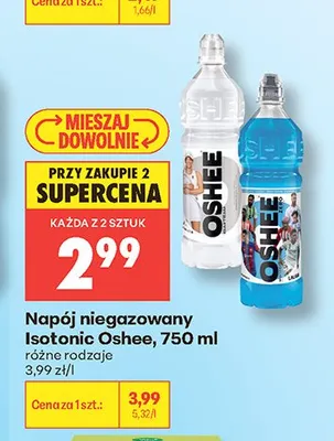 Napój niegazowany Isotonic Oshee promocja w Biedronka