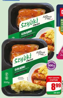 Danie gołąbki w sosie pomidorowym Kuchnia Polki promocja w Dino