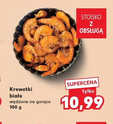 Krewetki białe wędzone na gorąco promocja w Kaufland