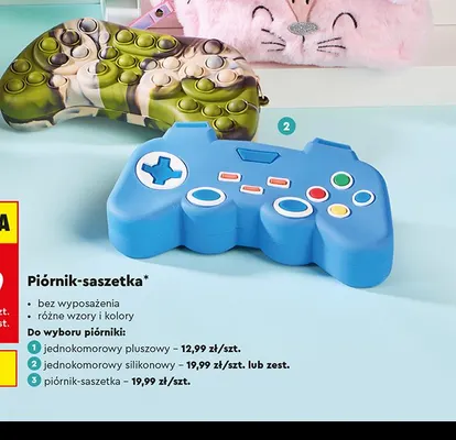 Piórnik jednokomorowy silikonowy Kayet promocja w Biedronka