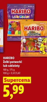 Żelki potworki Haribo promocja w Lidl