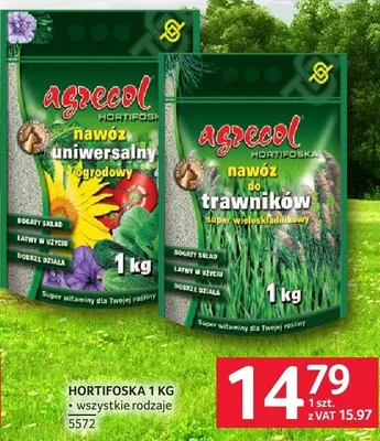 Hortifioska AGRECOL 1 kg do trawników promocja w Selgros