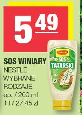Sos Winiary Nestle promocja w SPAR